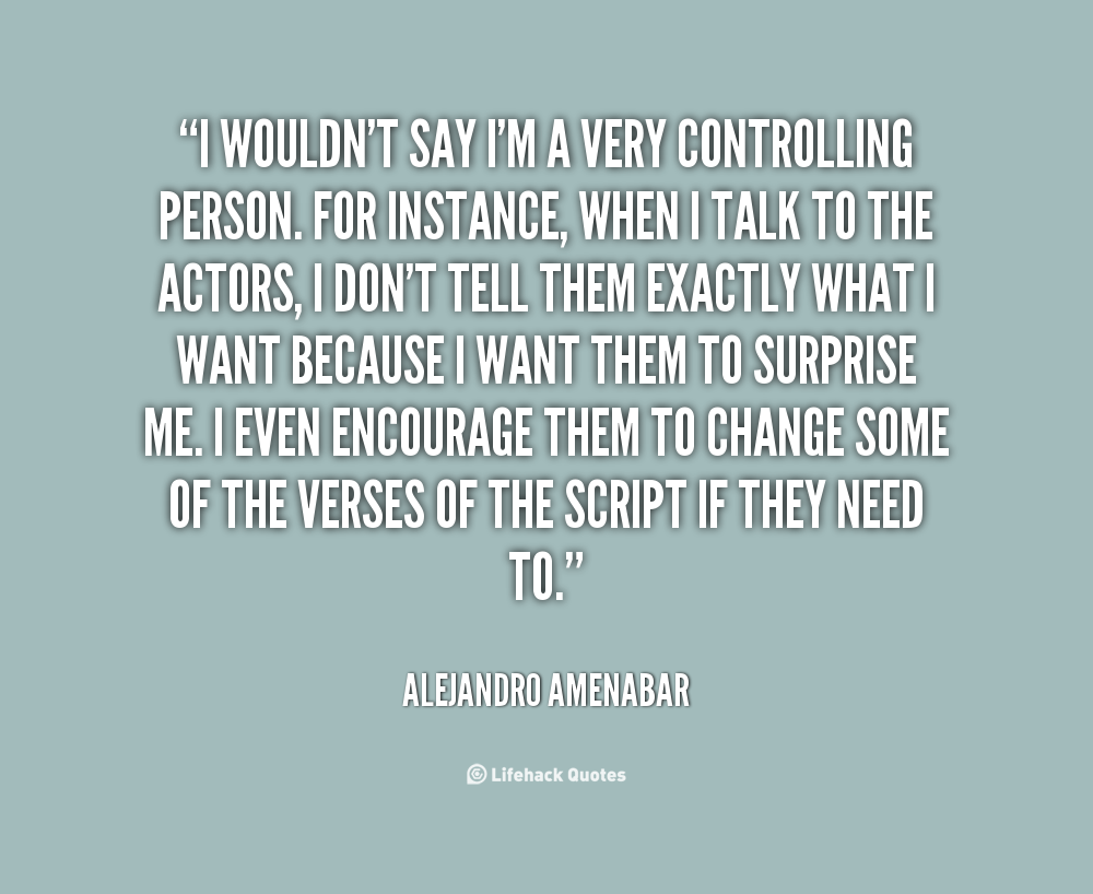 Quotes About Controlling People