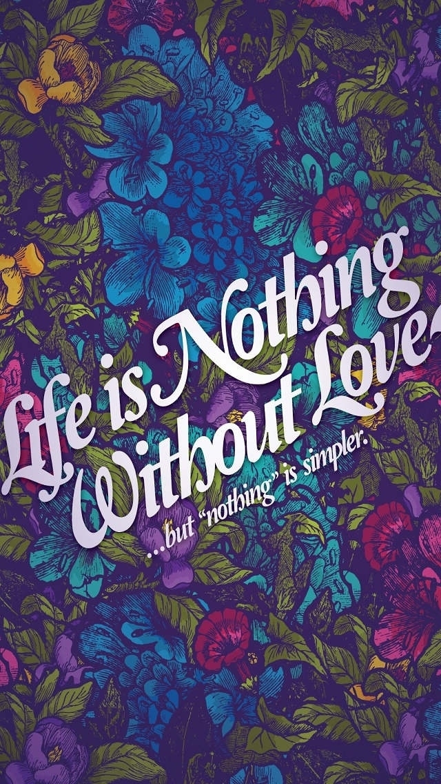 Love Quotes Iphone Wallpaper Quotesgram