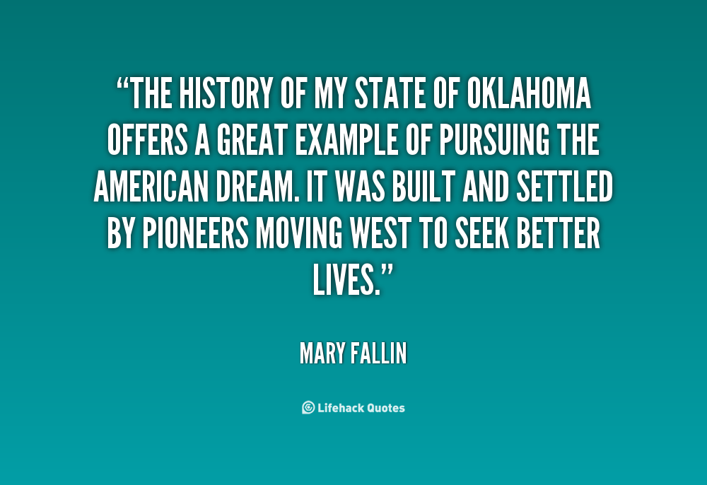 Quotes About Oklahoma. QuotesGram