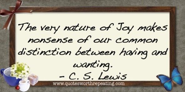 Cs Lewis Quotes About Joy. QuotesGram