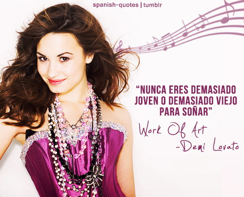Demi Lovato Quotes In Spanish. QuotesGram