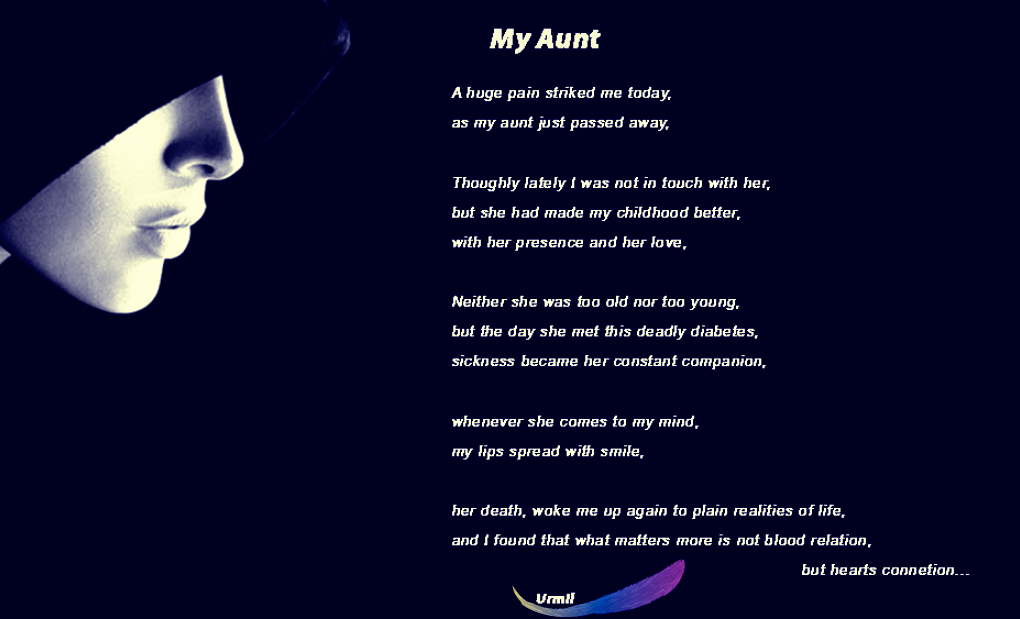 Losing An Aunt Quotes Death Of An Aunt Quotes. Quotesgram