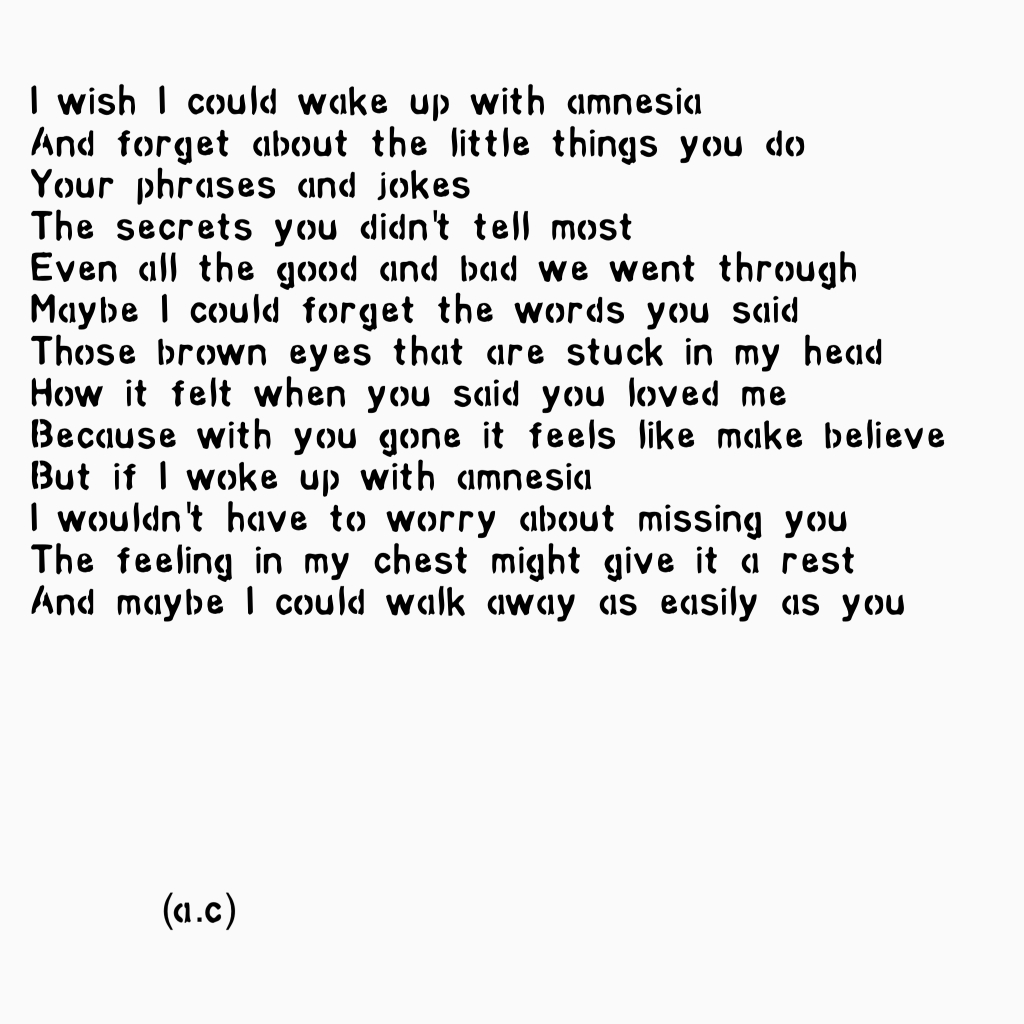 Song To Amnesia 5sos Quotes Quotesgram Song To Amnesia 5sos Quotes Quotesgram