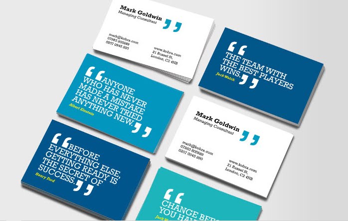 Fresh 50 Business Card Quotes