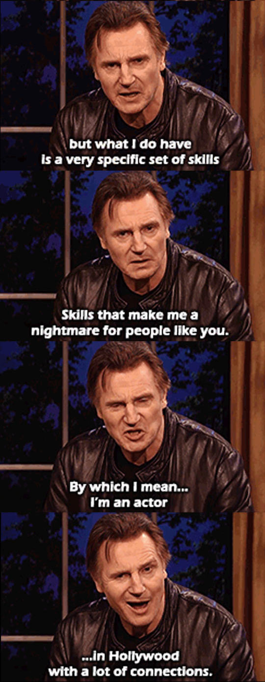 Taken Liam Neeson Funny Quotes. QuotesGram