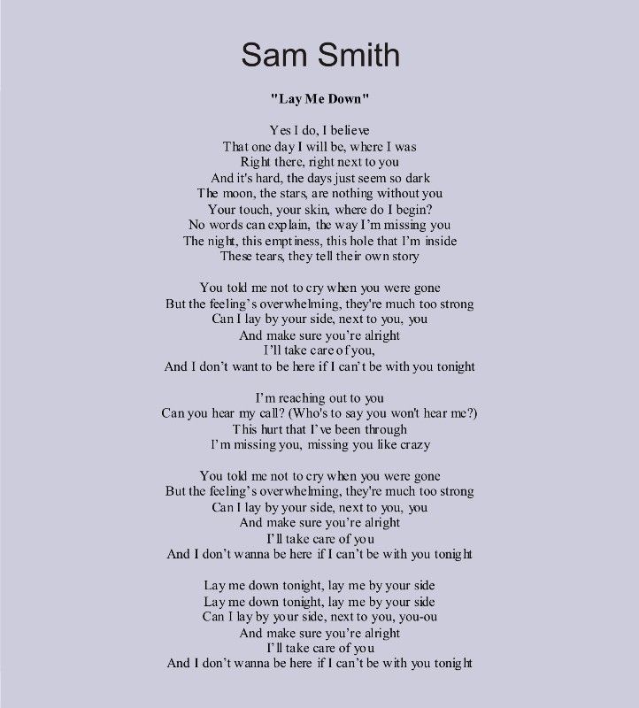 Sam Smith Lyric Quotes. QuotesGram
