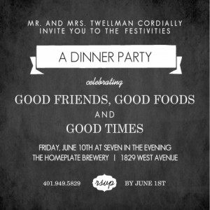 Dinner Party Invitations Quotes 9