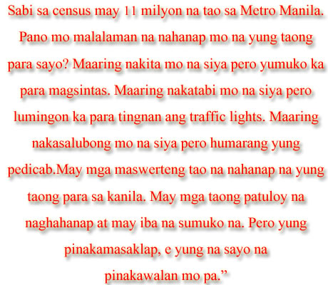 Sweet tagalog message for boyfriend