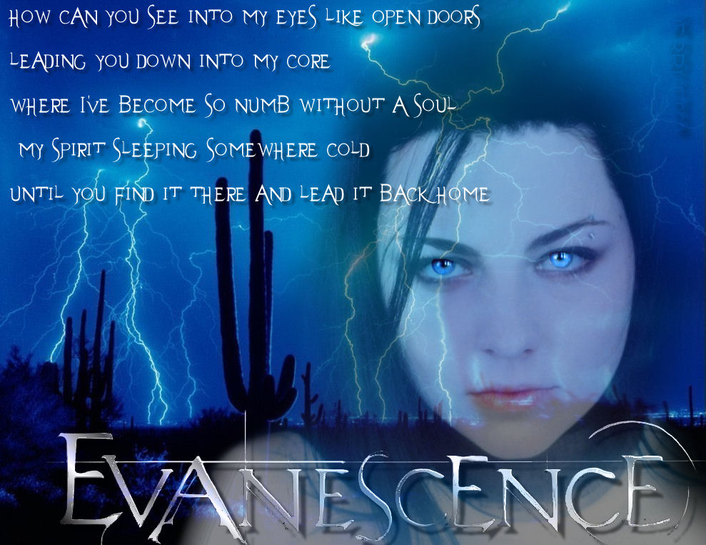 YARN, How can you see into my eyes like open doors?, Evanescence - Bring  Me To Life, Video clips by quotes, 7397945f