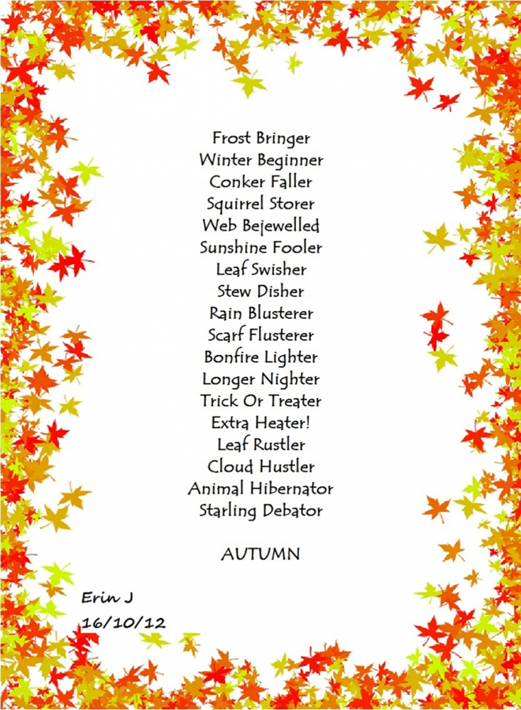 fall autumn alliteration