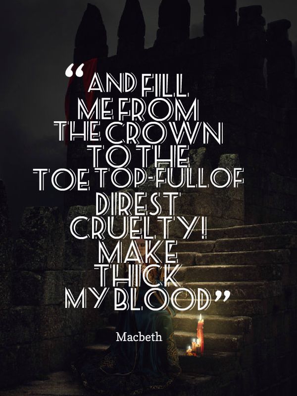 macbeth quotes about power