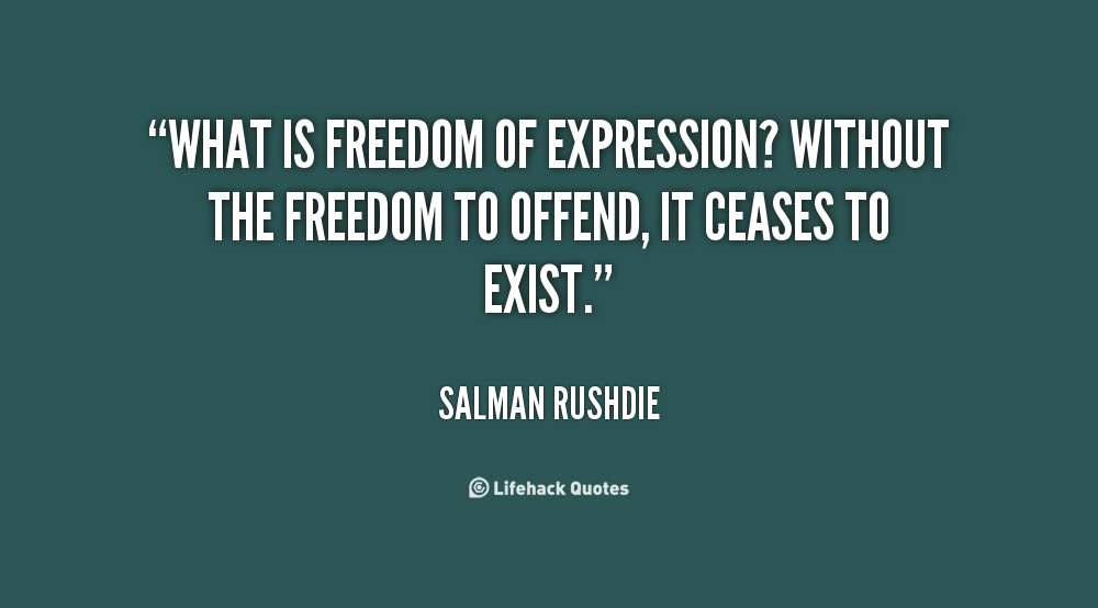 Freedom Of Expression Quotes. QuotesGram