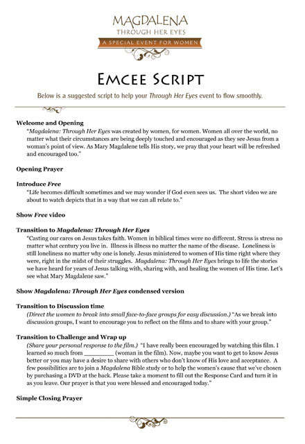 Emcee script