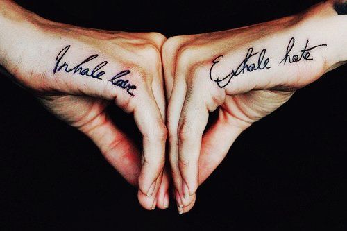 Love And Hate Tattoo Quotes Quotesgram Love And Hate Tattoo Quotes Quotesgram