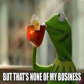 kermit none of my business kermit none of my business