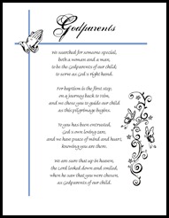 Thank You Cards For Choosing Me As Godparent From Greeting Card