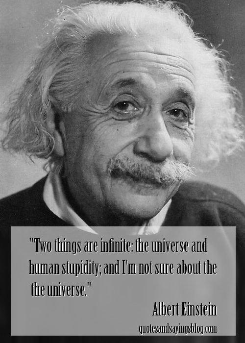 Einstein Quotes Stupidity. QuotesGram
