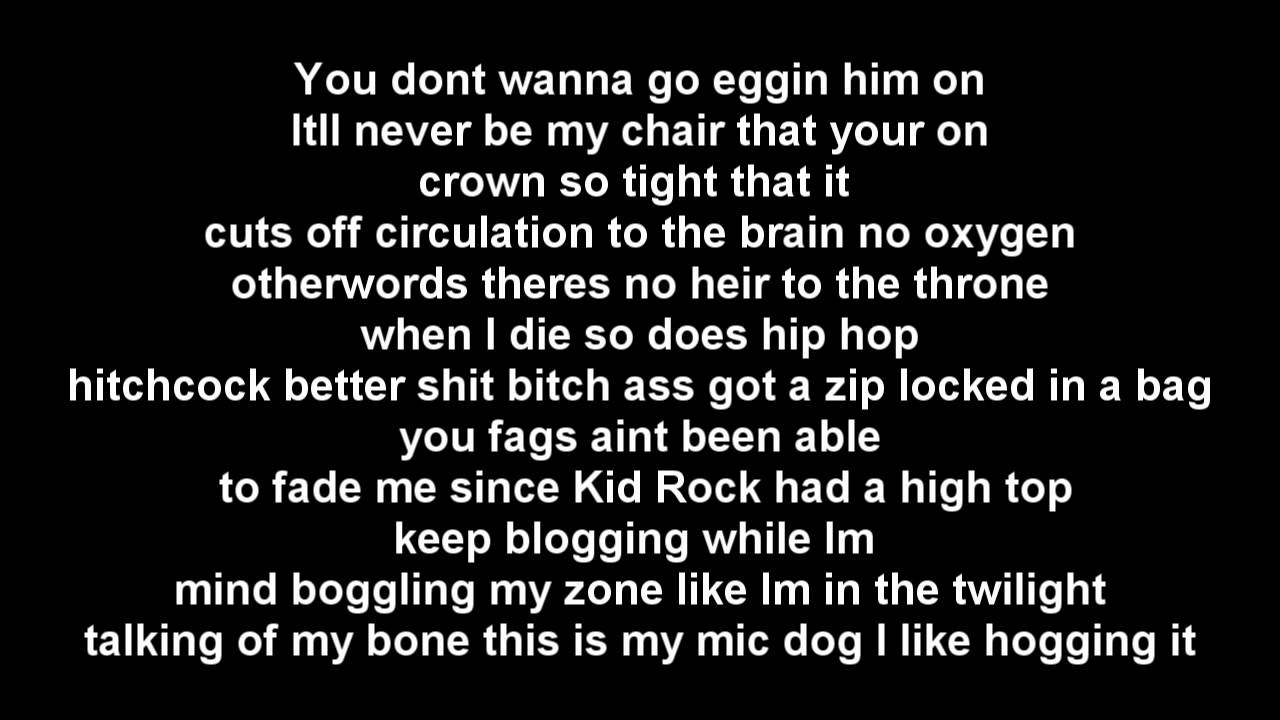 best lyrics of all time rap