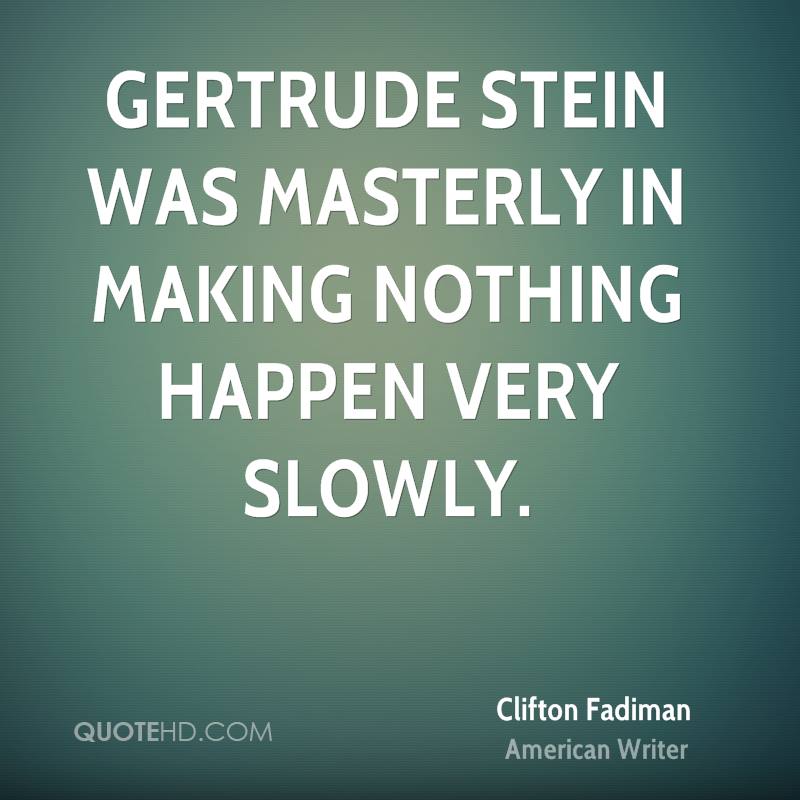 Gertrude Stein Quotes. QuotesGram