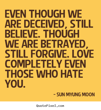 Unknown Quote on Deceiving Love