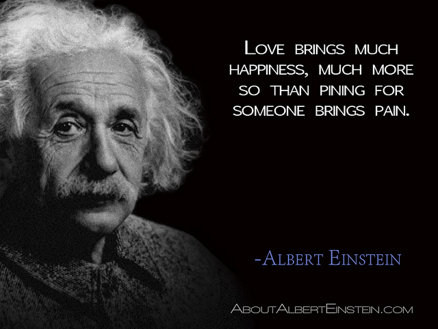 Einstein Quotes About Love. QuotesGram