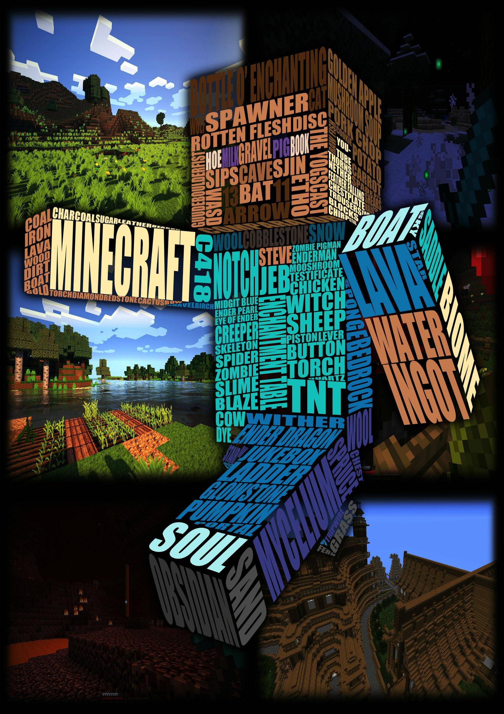 minecraft poster