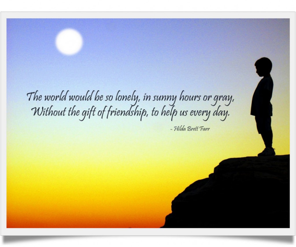 Friendship Quotes Lonely. QuotesGram