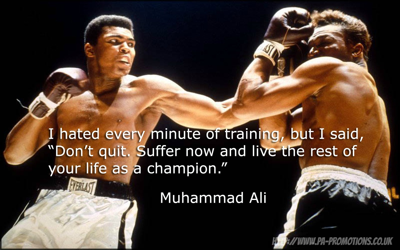 Inspirational Quotes From Muhammad Ali. QuotesGram