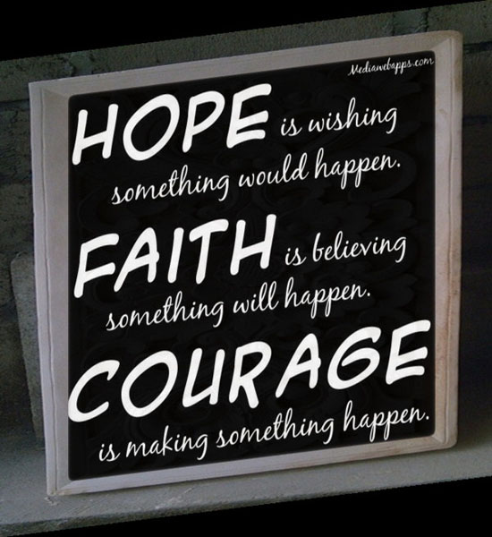 Quotes About Hope And Courage. QuotesGram
