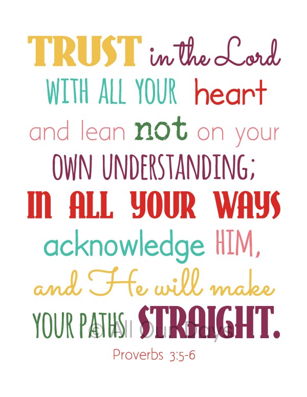 Quotes Proverbs 3 5 6 QuotesGram