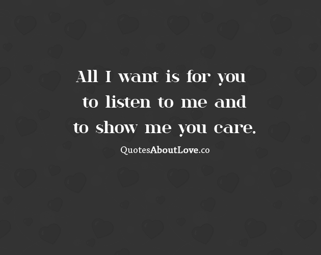 Me you quotes show care 45+ Caring