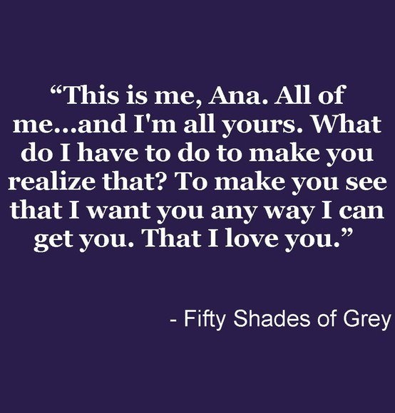 50 Shades Of Grey Quotes Love. QuotesGram