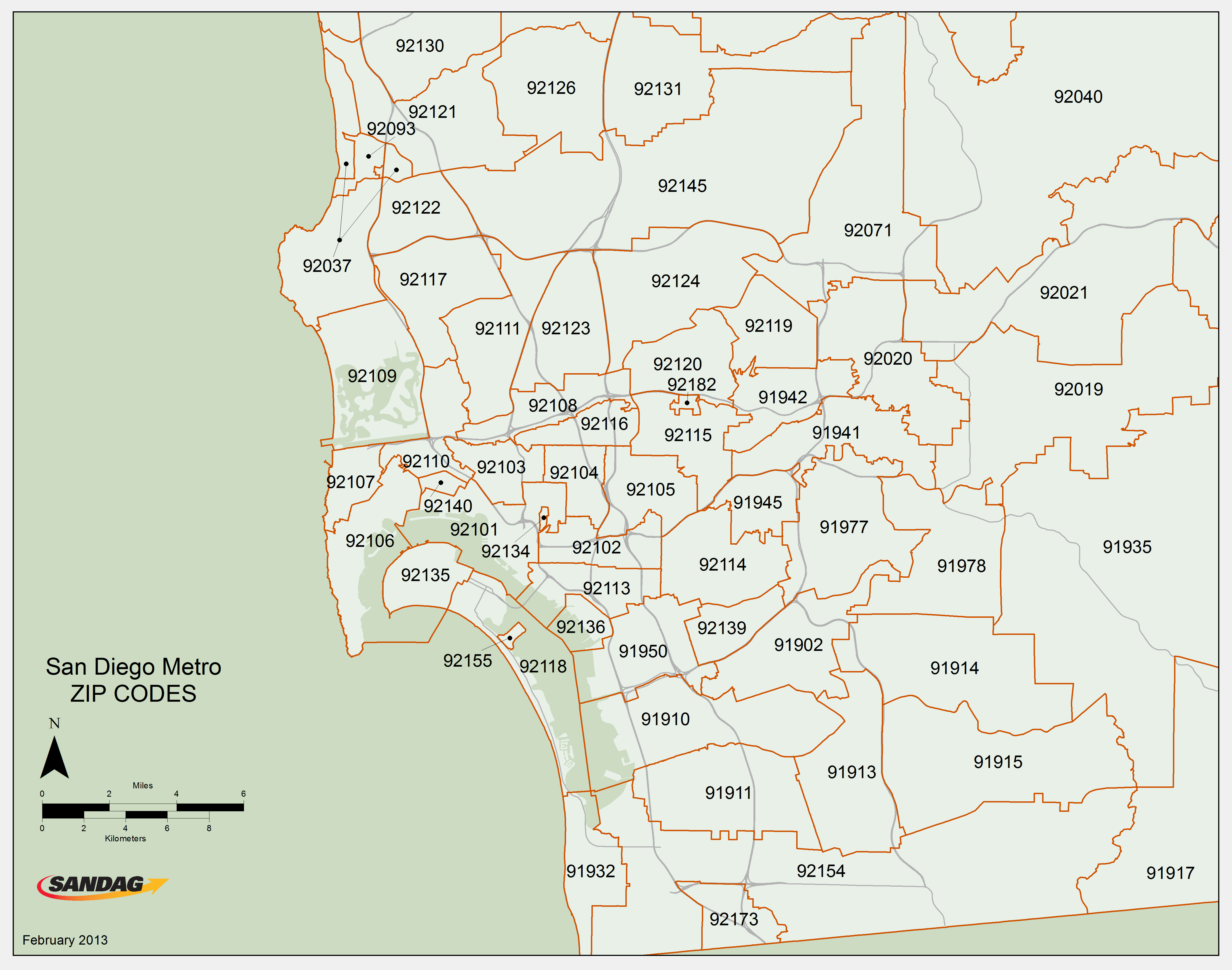 San Diego County Zip Code Map New York Map Poster