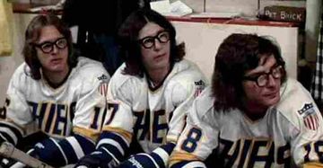 Putting on the Foil! Hanson Brothers Slap Shot Quote - Hockey - T