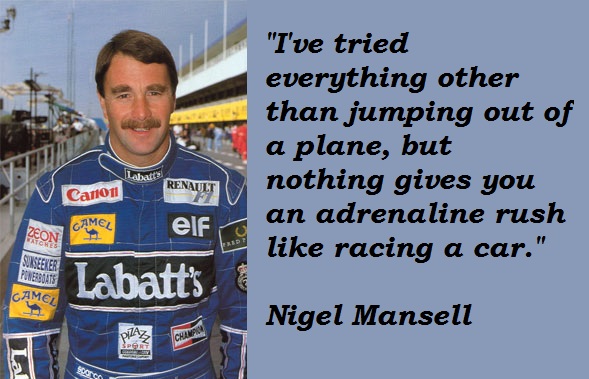 Nigel Mansell Quotes