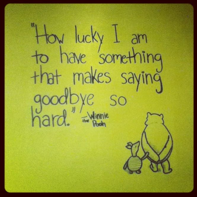 Winnie The Pooh Goodbye Quotes. QuotesGram
