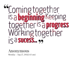 Lets Work Together Quotes. QuotesGram