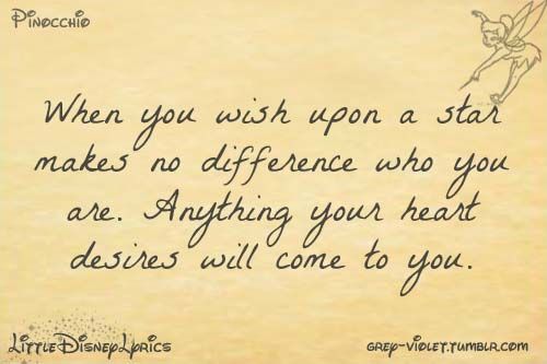 Disney Quotes From Pinochio Quotesgram