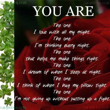 My poems your You Are