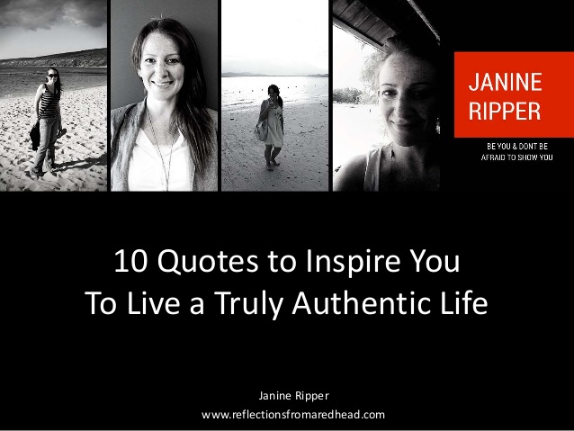 Living An Authentic Life Quote 3
