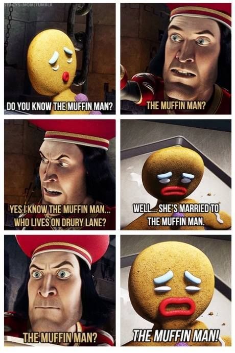 shrek man muffin funny moment favourite quotes imgur gingerbread know gingy minus movies movie memes meme nutshell industry japanese quotesgram