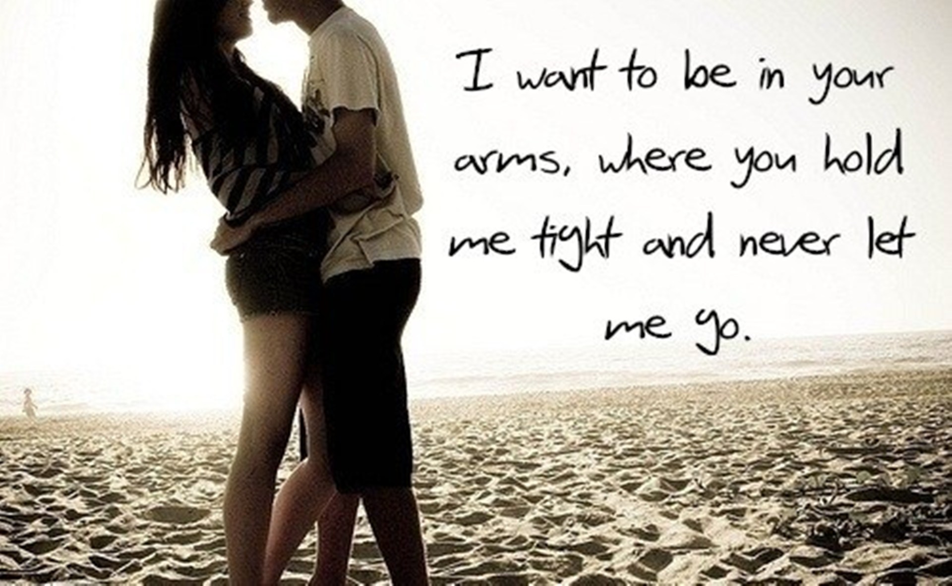 Beachy Quotes With Hugs.