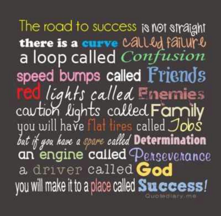 road to success essay