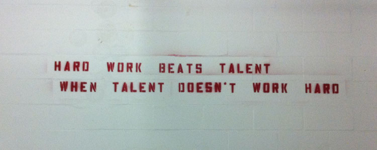 Featured image of post Hard Work Beats Talent Quote Soccer / In the contest between talent and hard work as to which is the more important element of success, there&#039;s no comparison.