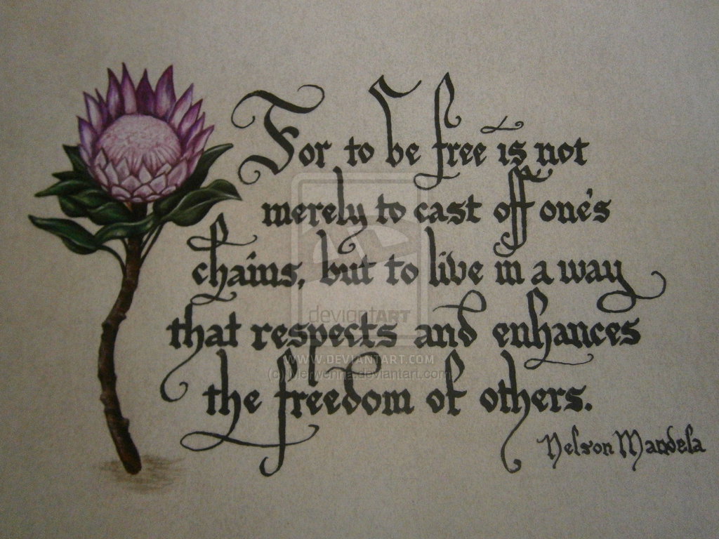 Quotes By Mandela About Tattoo Quotesgram