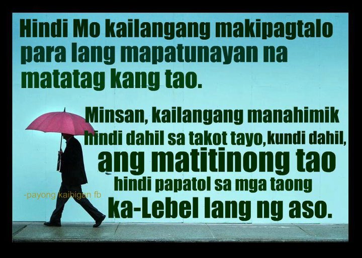Inspirational Quotes About Life Tagalog. QuotesGram
