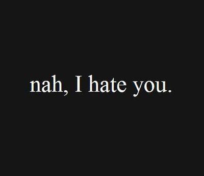 I Hate You Quotes. QuotesGram
