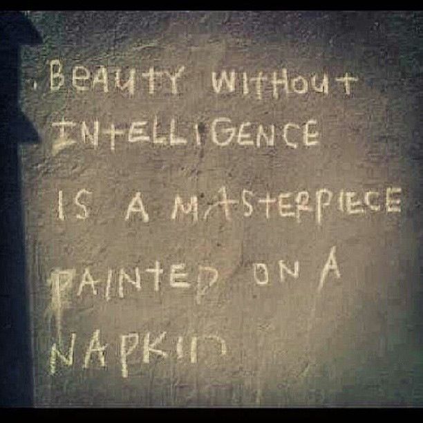 Beauty And Intelligence Quotes. QuotesGram