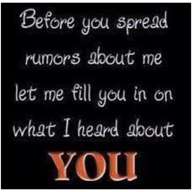Spreading False Rumors