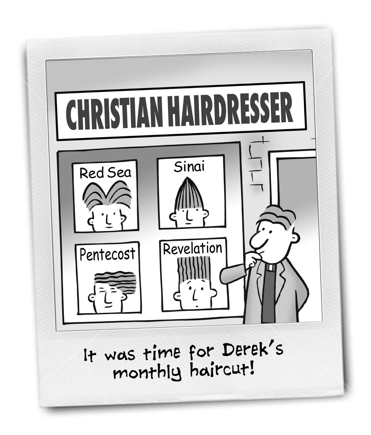 Humorous Christian Hairdresser Quote